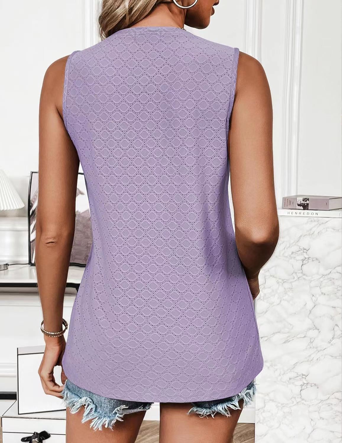 Summer Round Neck Sleeveless T Shirts