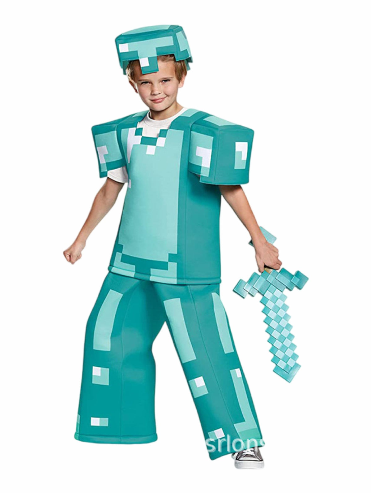 Minecraft Kids Cosplay Costume Holloween