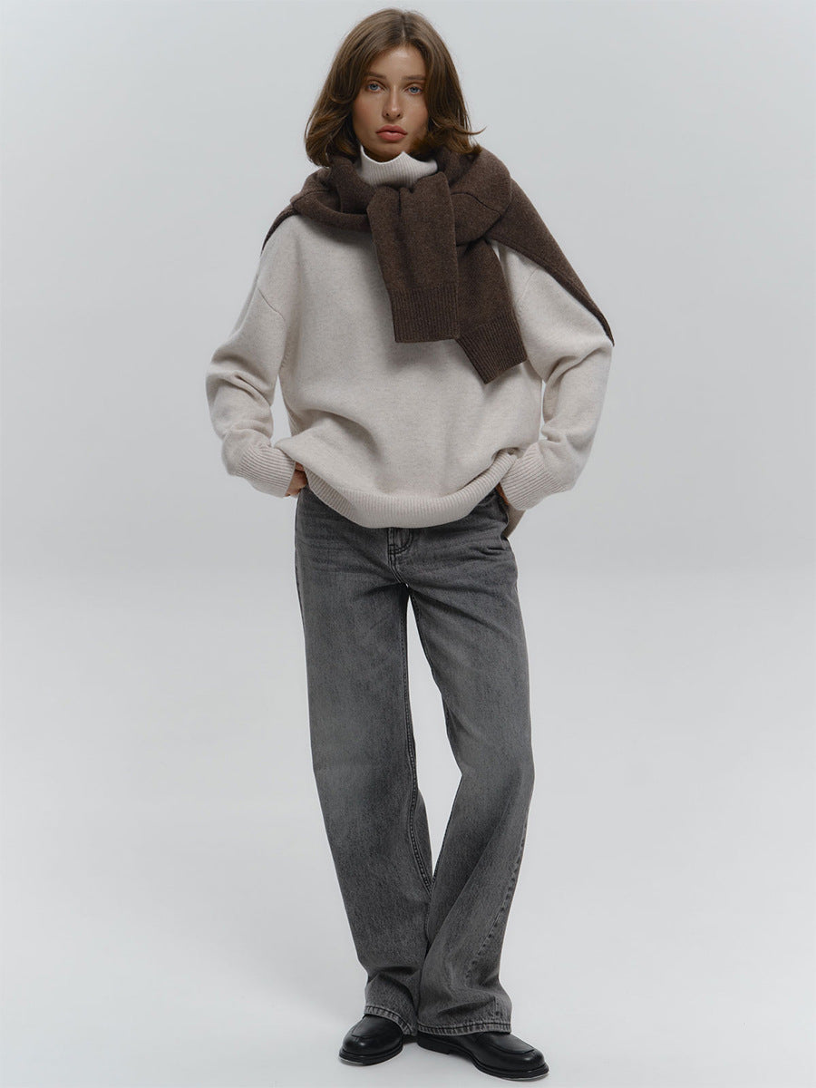 Women's Oversized turtleneck Sweater