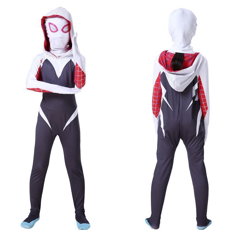 Halloween Kids Venom Gwen Cosplay Bodysuit