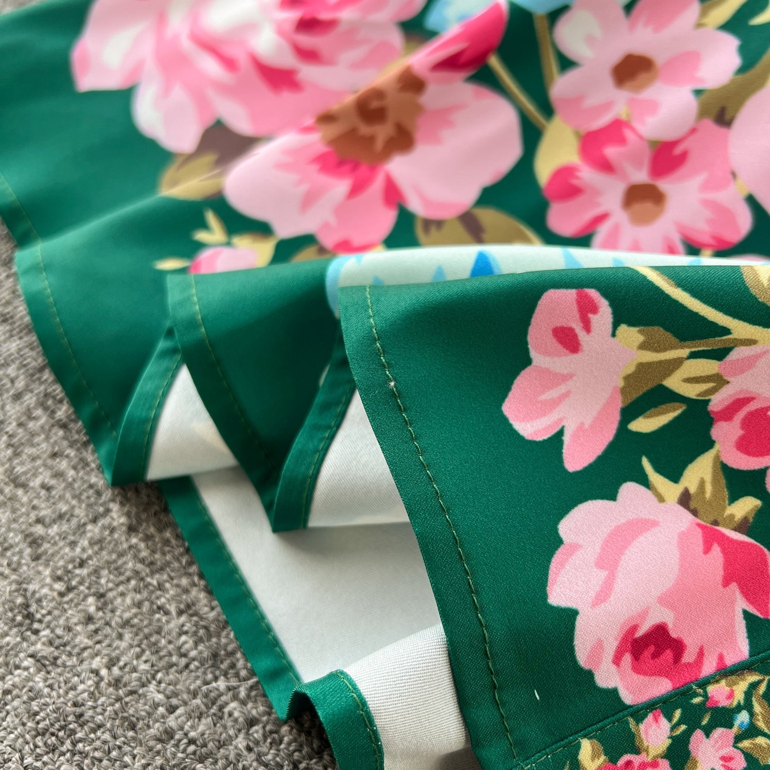 Vintage Court Floral Design Long Maxi Dresses