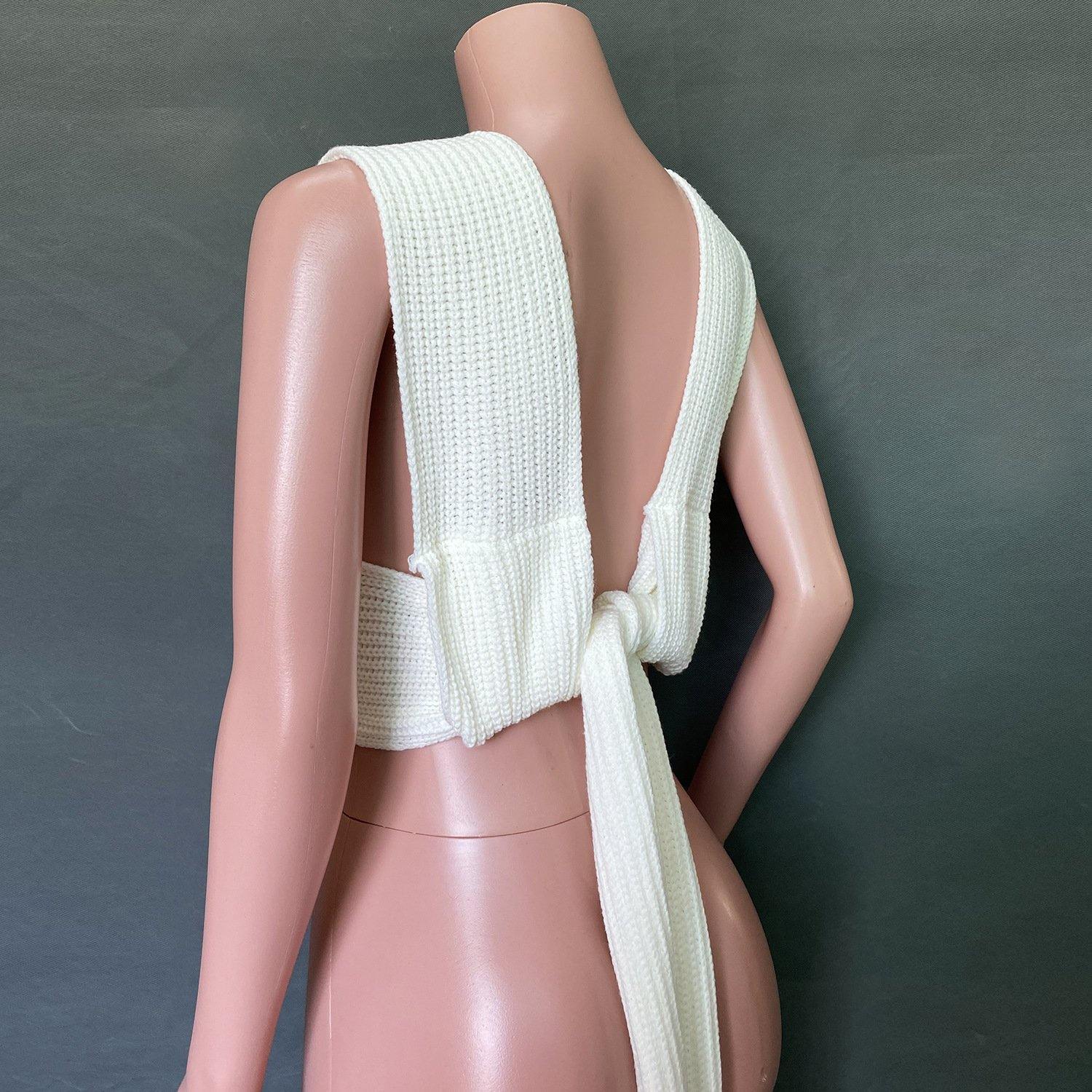 DIY Knitting Bangdage Tops-STYLEGOING