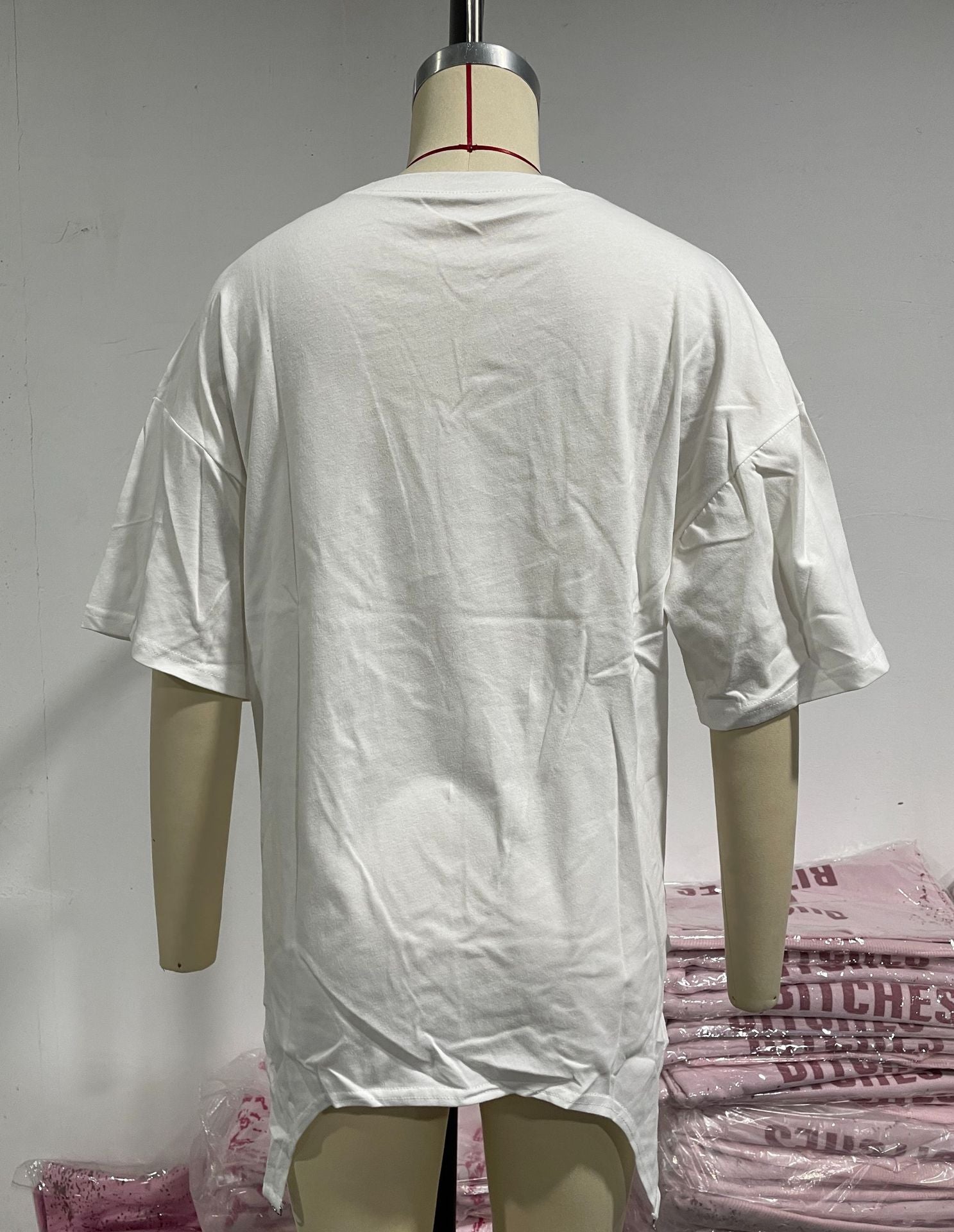 Designed Irregular Short Sleeves T Shirts