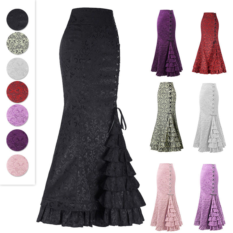 Designed Gothic Style Mermaid Skirts