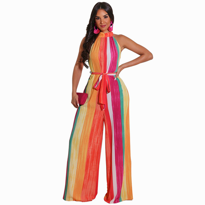 Summer Sleeveless Women Jumpsuits