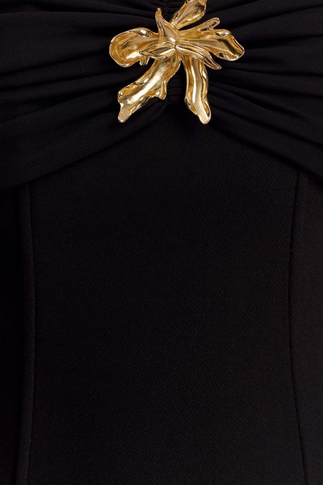 Elegant Floral Strapless Bodycon Dress