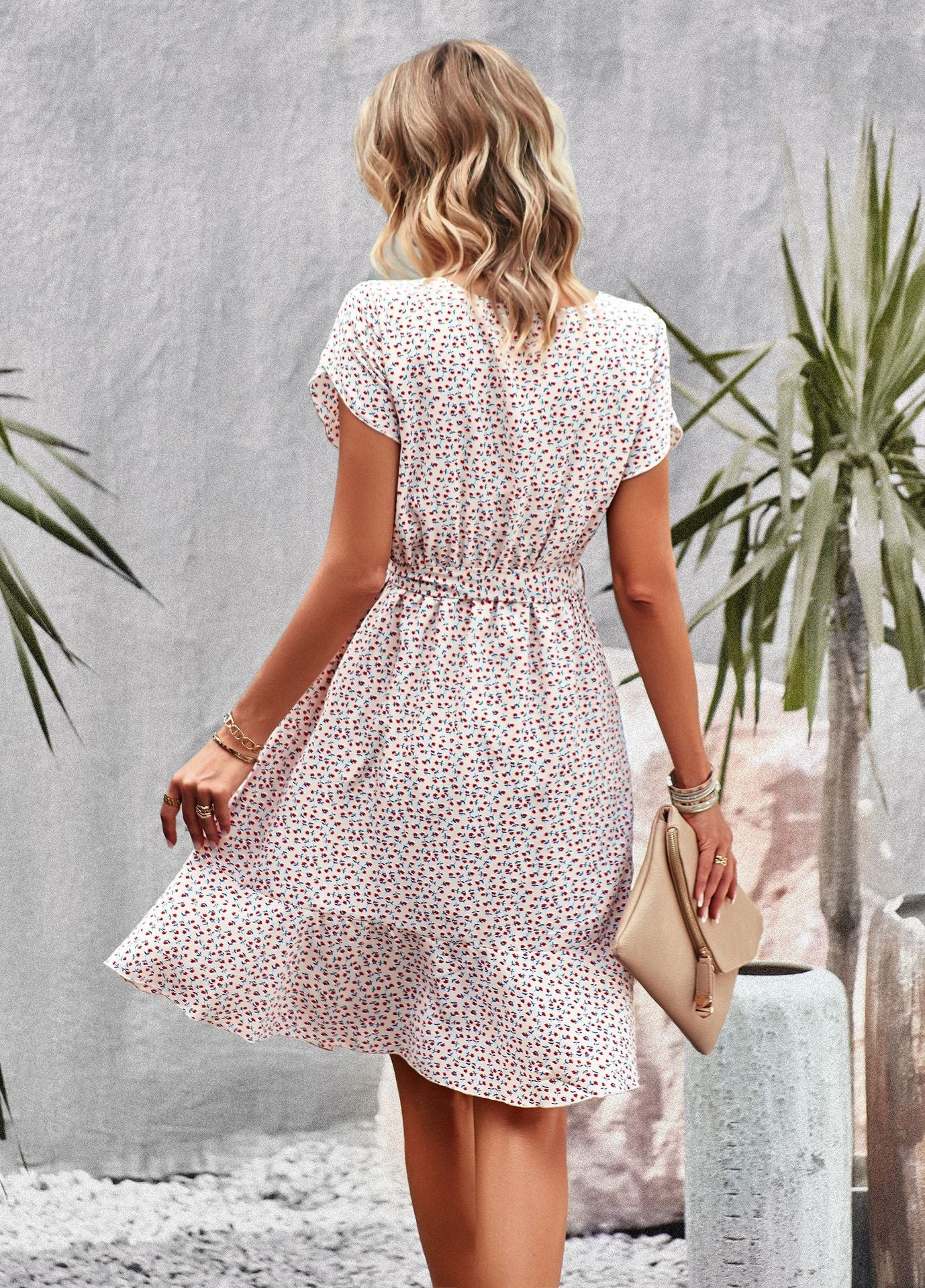 Casual Short Sleeves Daily Short Dresses