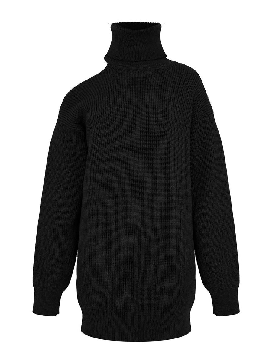 Off-the-Shoulder Cowl Neck Sweater