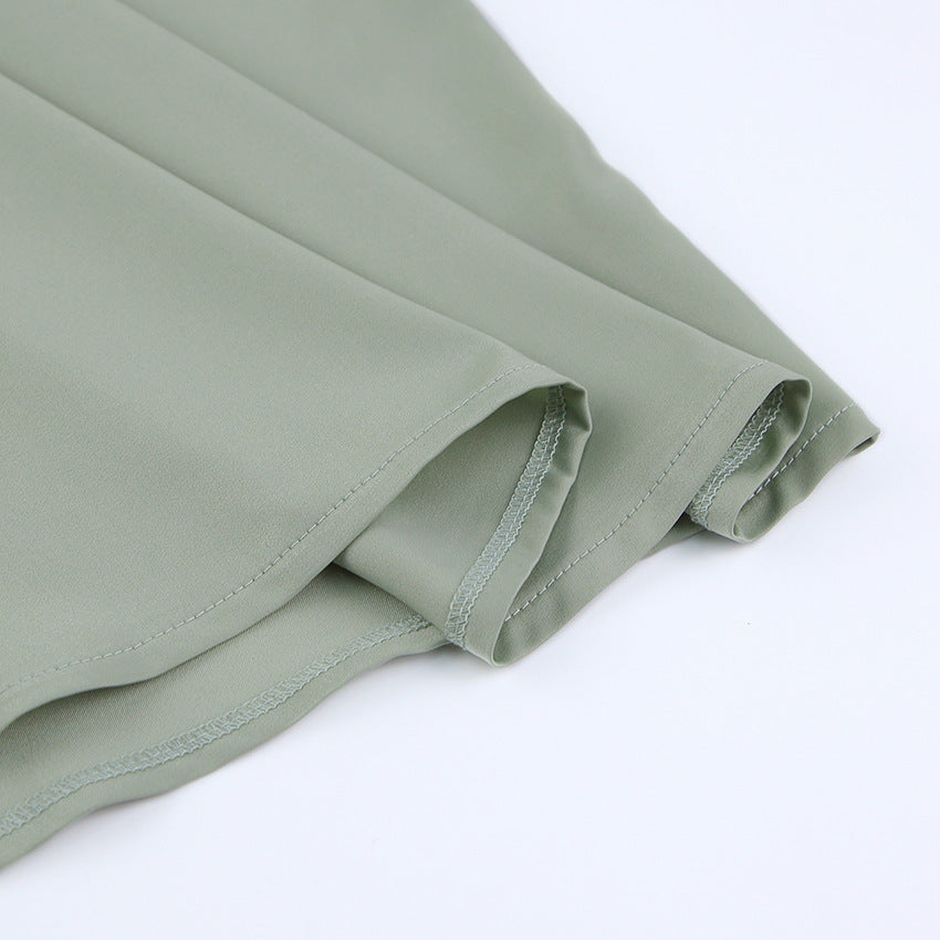 Sexy Satin Backless Long Sleeveless Party Dresses-Dresses-Free Shipping at meselling99