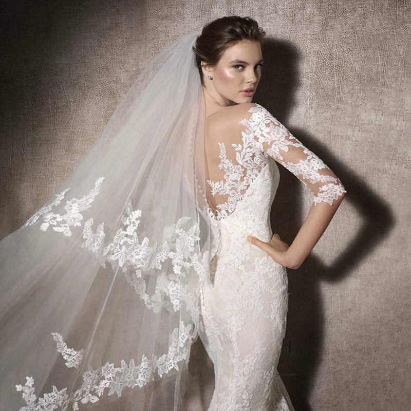 Luxury Lace Mermaid Wedding Dress