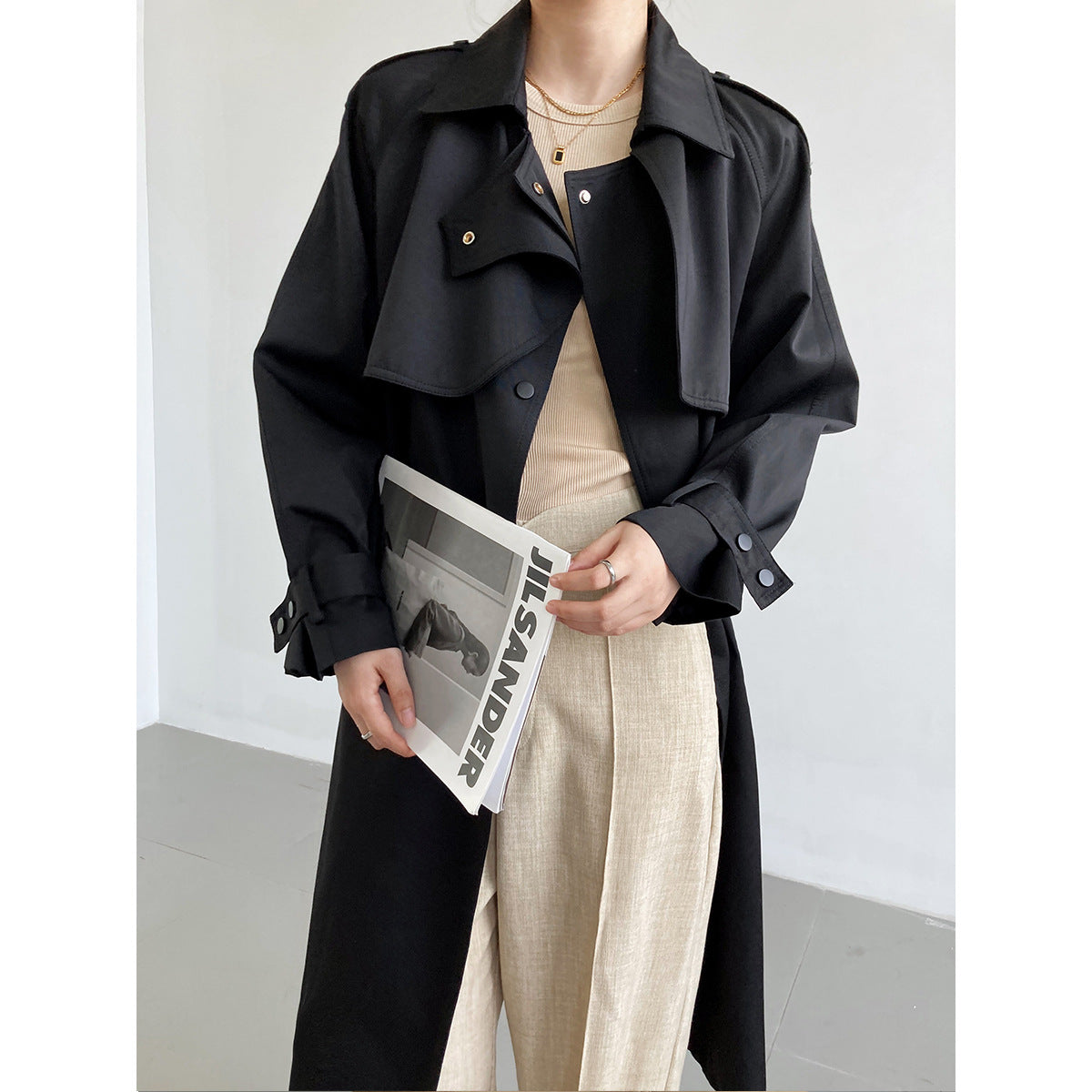 Luxury Designed Fall Long Trench Coats