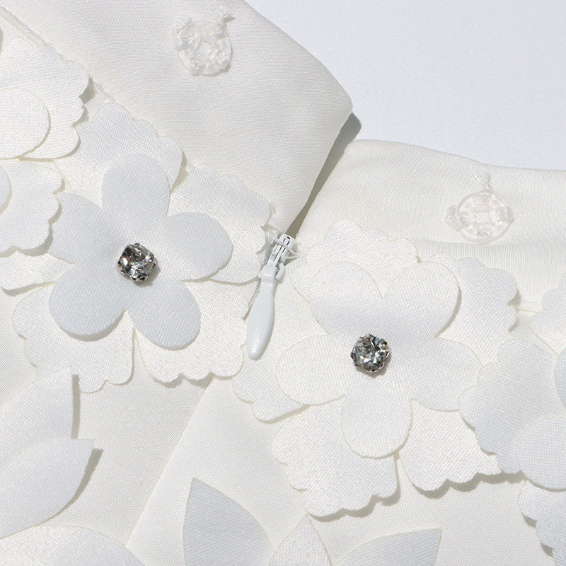 Designed Women's Short Sleeveless A-Line Dress