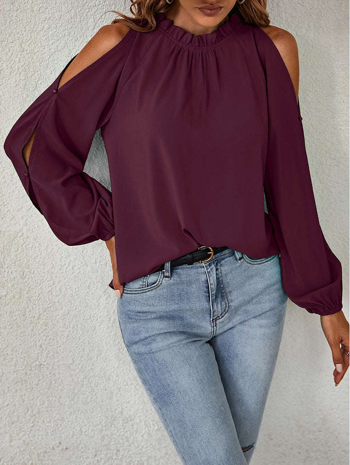 Casual Long Sleeves Women Blouses