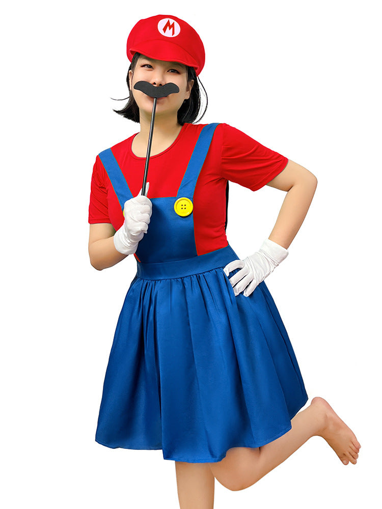 Mario Princess Peach Style Cosplay Costume for Women