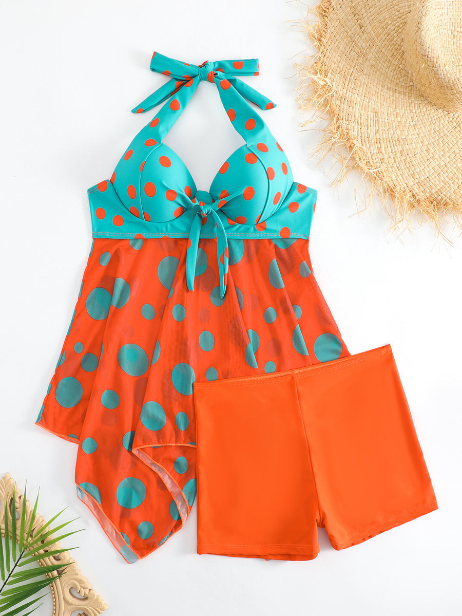Sexy Polk Dot Two Pieces Women Bikini Swimsuits