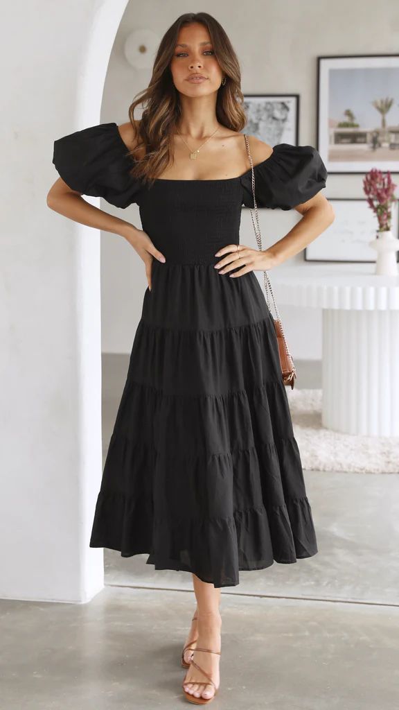 Women's Summer Bubble Sleeve Dress