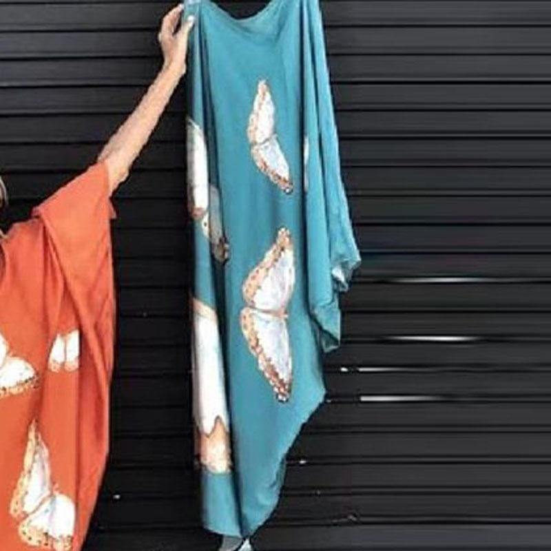 Women Summer One Shoudler Long Dresses-STYLEGOING