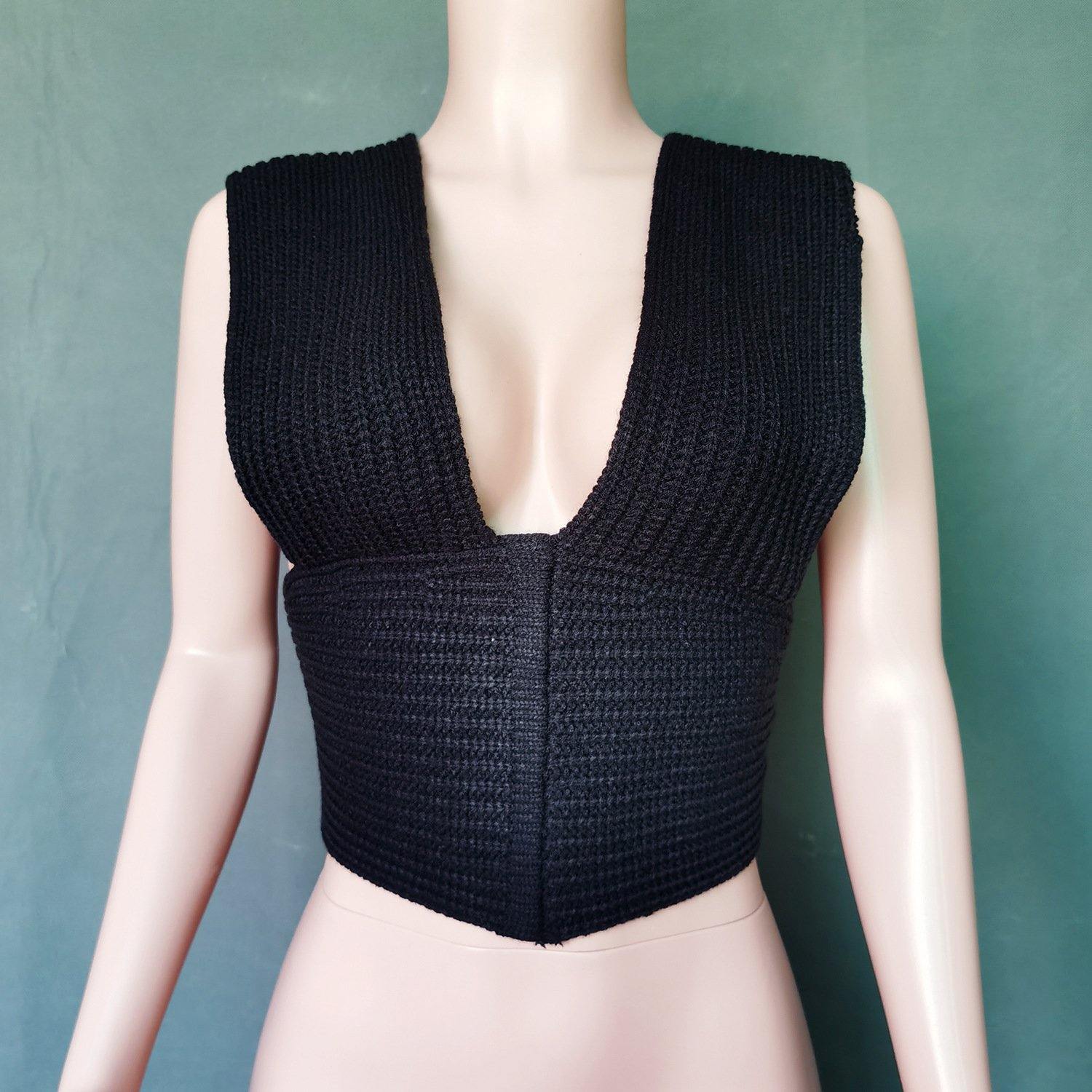 DIY Knitting Bangdage Tops-STYLEGOING