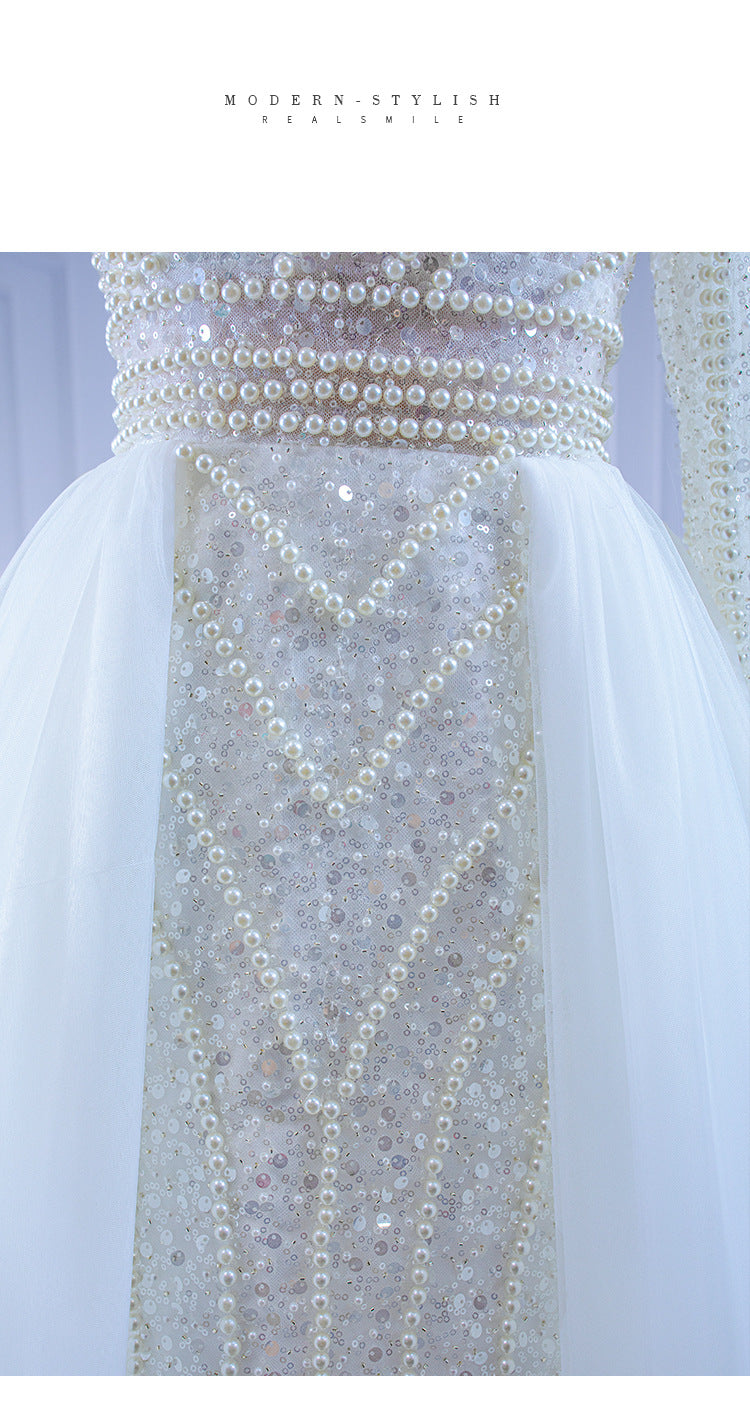Gorgeous Handmade Beaded Princess Ball Gown Wedding Dresses