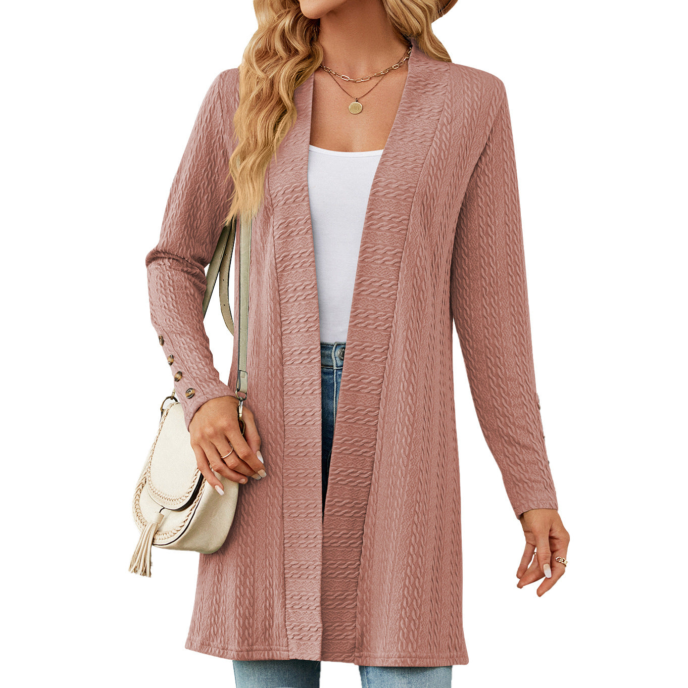 Casual Women Long Sleeves Knitted Cardigans