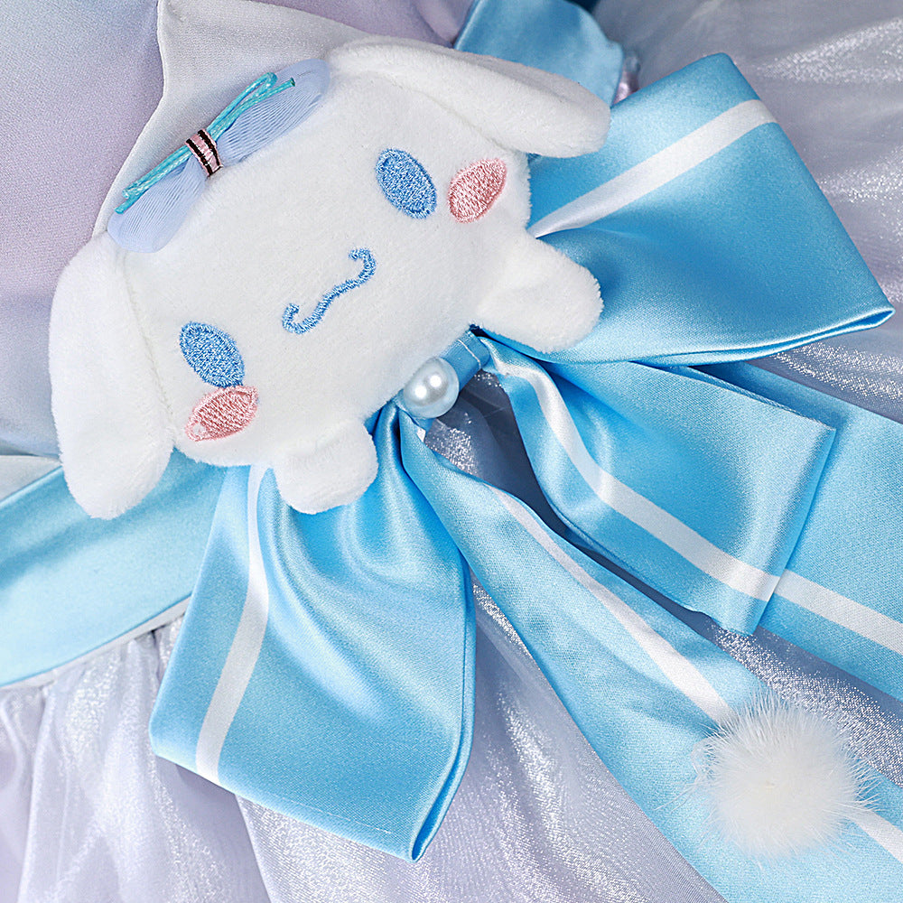 Honor of Kings Collaboration Sanrio Cinnamoroll Cosplay Costume-Big-eared Dog's Mengyao Clothing + Accessories-XS-Free Shipping Leatheretro