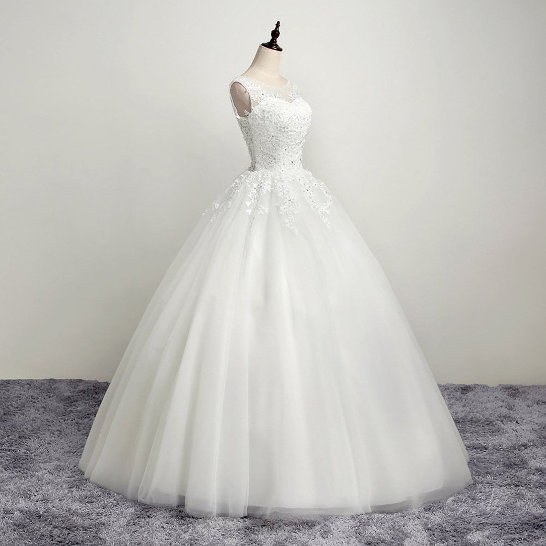 Princess High Waist Plus Sizes Wedding Dresses