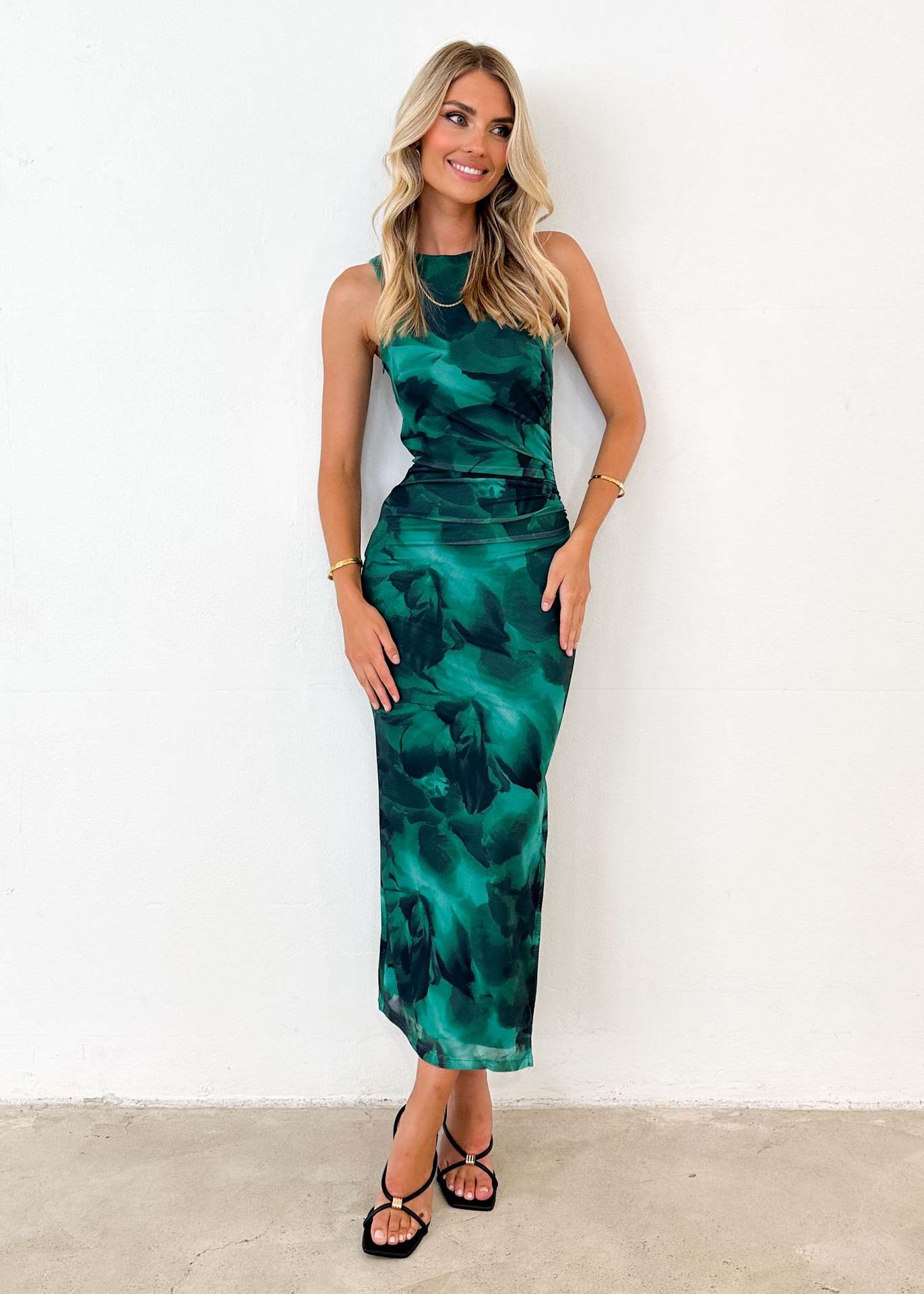 Effortlessly Elegant Printed Wrap Dress