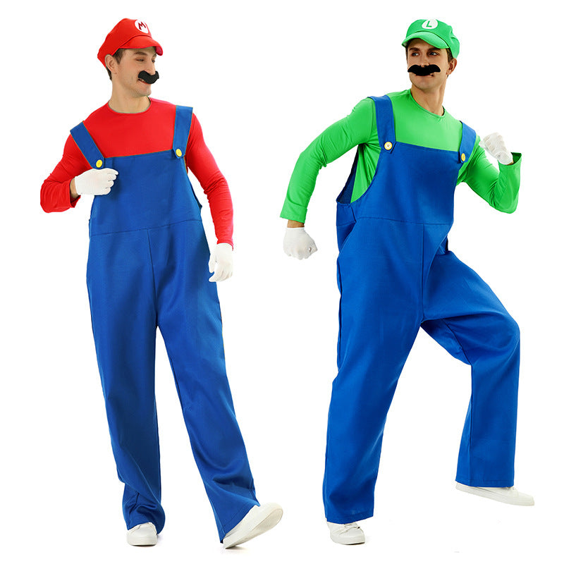 Adult Mario Costume for Halloween Cosplay