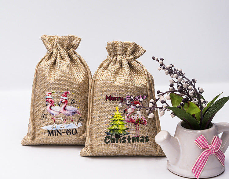 Drawstring Gift Pouches - Linen Storage Bags for Keepsakes & Essentials