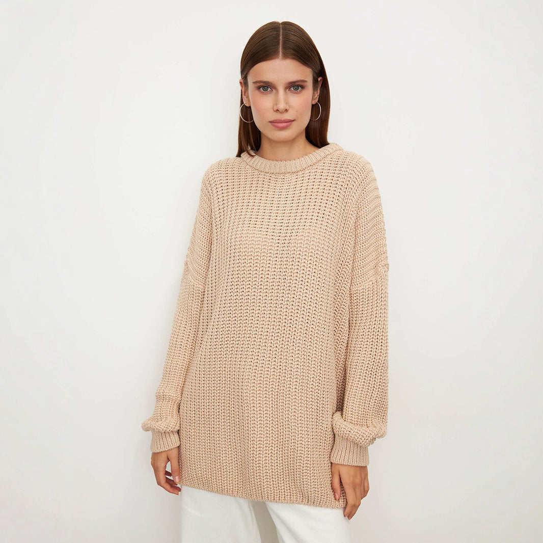 Lantern Sleeve Pullover Sweater