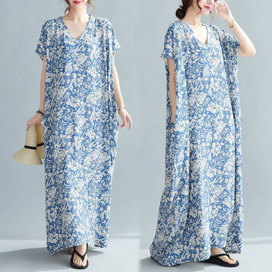 Women Summer Plus Sizes Long Dresses-Dresses-Free Shipping at meselling99