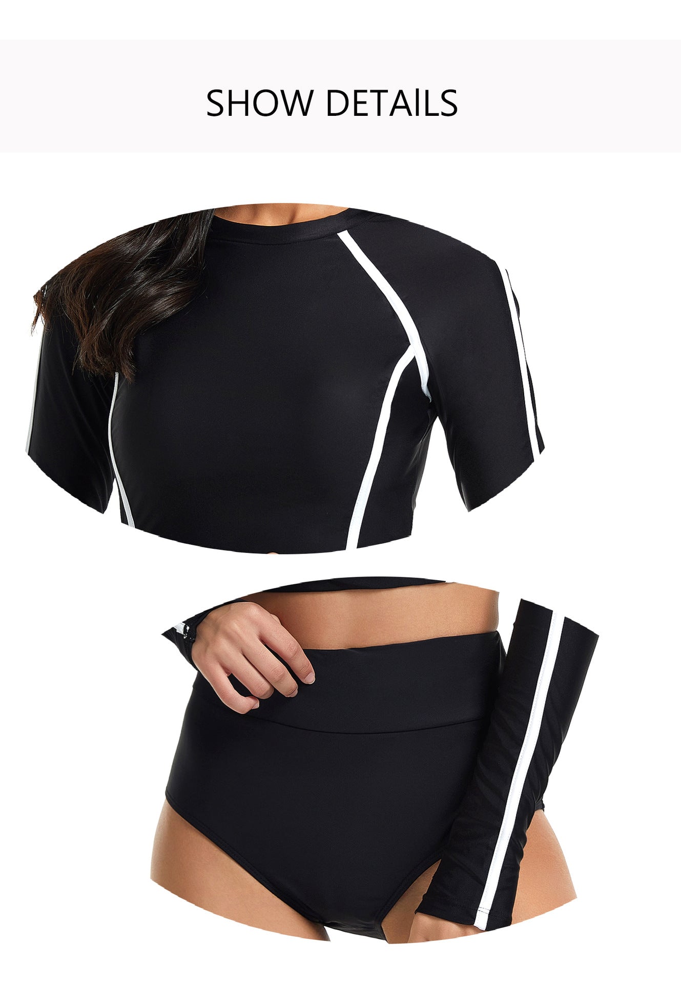 Sexy Long Sleeves Women Diving Swimsuits Surfing Suits