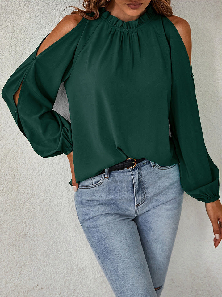 Casual Long Sleeves Women Blouses