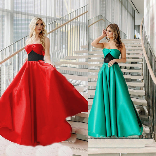 Sexy Strapless Bridesmaid Dresses-Dresses-Free Shipping at meselling99