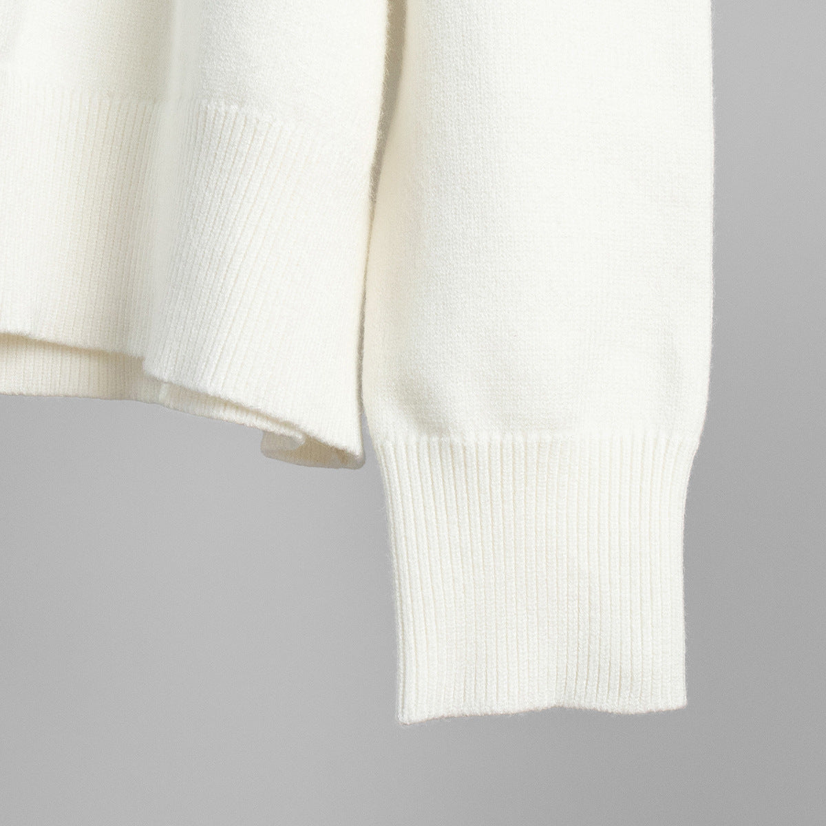 Classic Relaxed-Fit Dark Crewneck Sweater