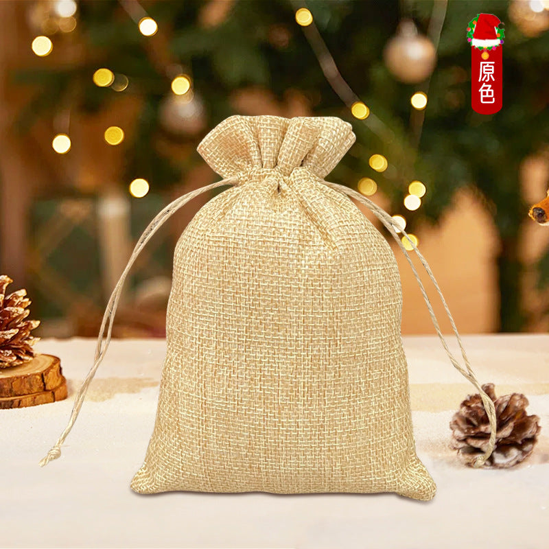 Christmas Drawstring Gift Bag for Apples 24pcs/Set