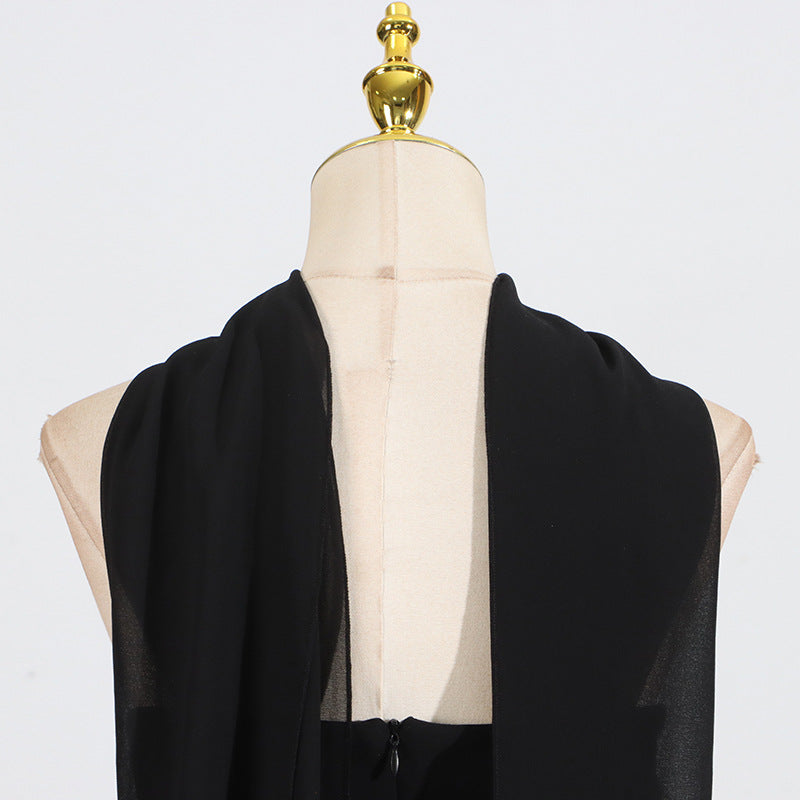 Designed Elegant Strapless Black Evening Dresses