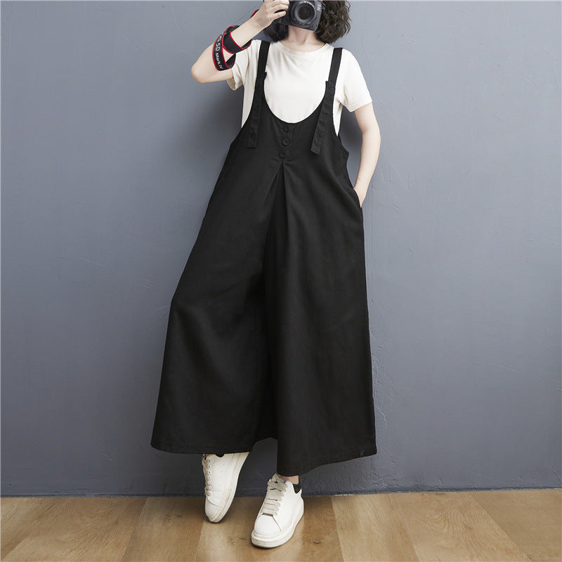 Summer Plus Sizes Casual Wide Legs Jumpsuits