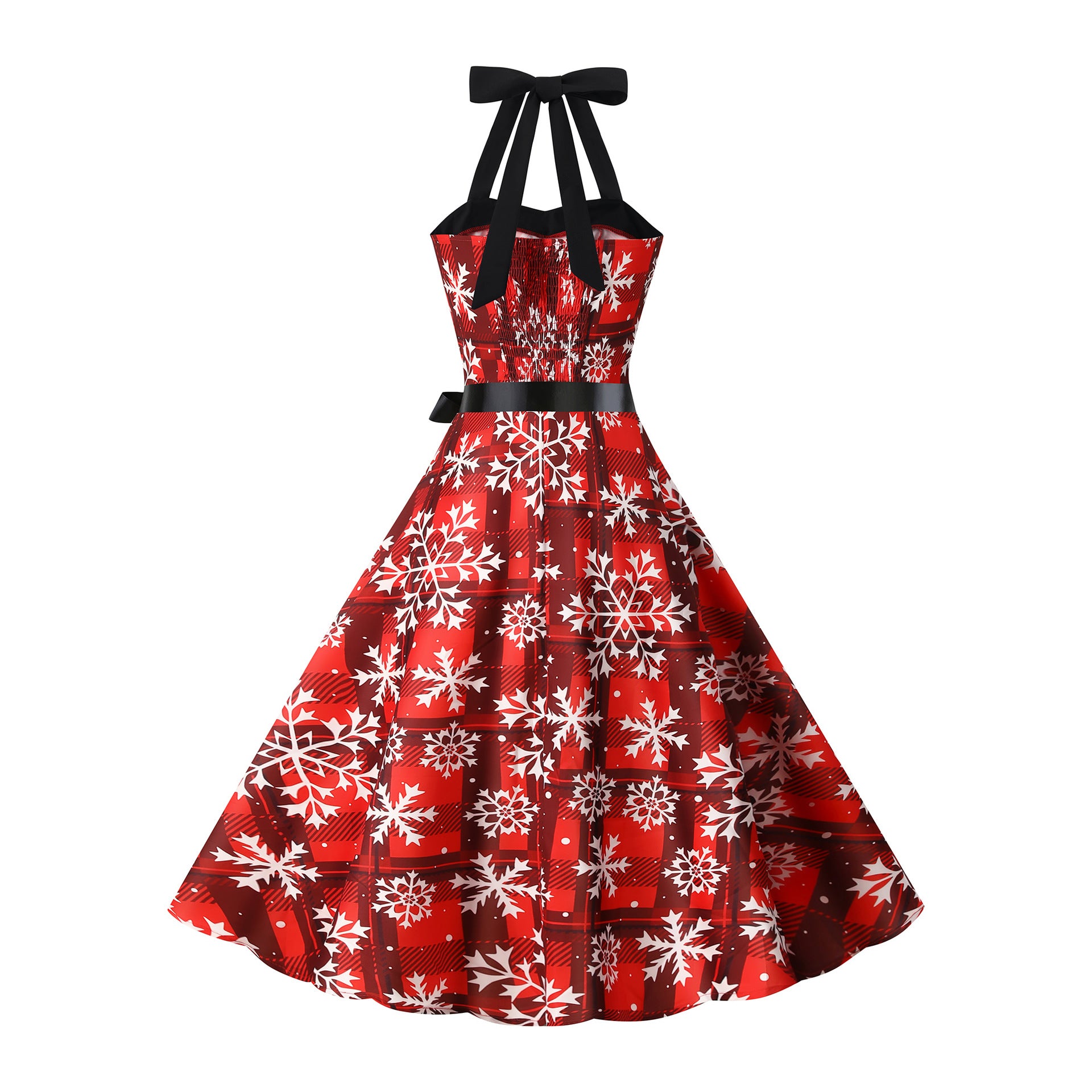 Elegant Audrey Hepburn-Inspired Vintage Dress