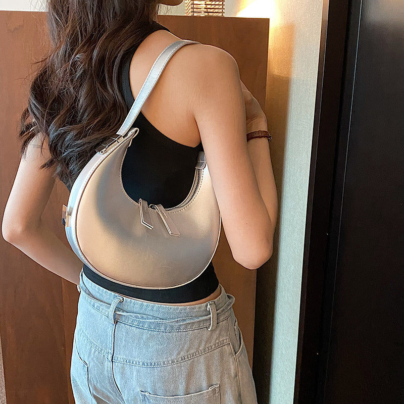 Fashion Moon Shaped Women Handbags