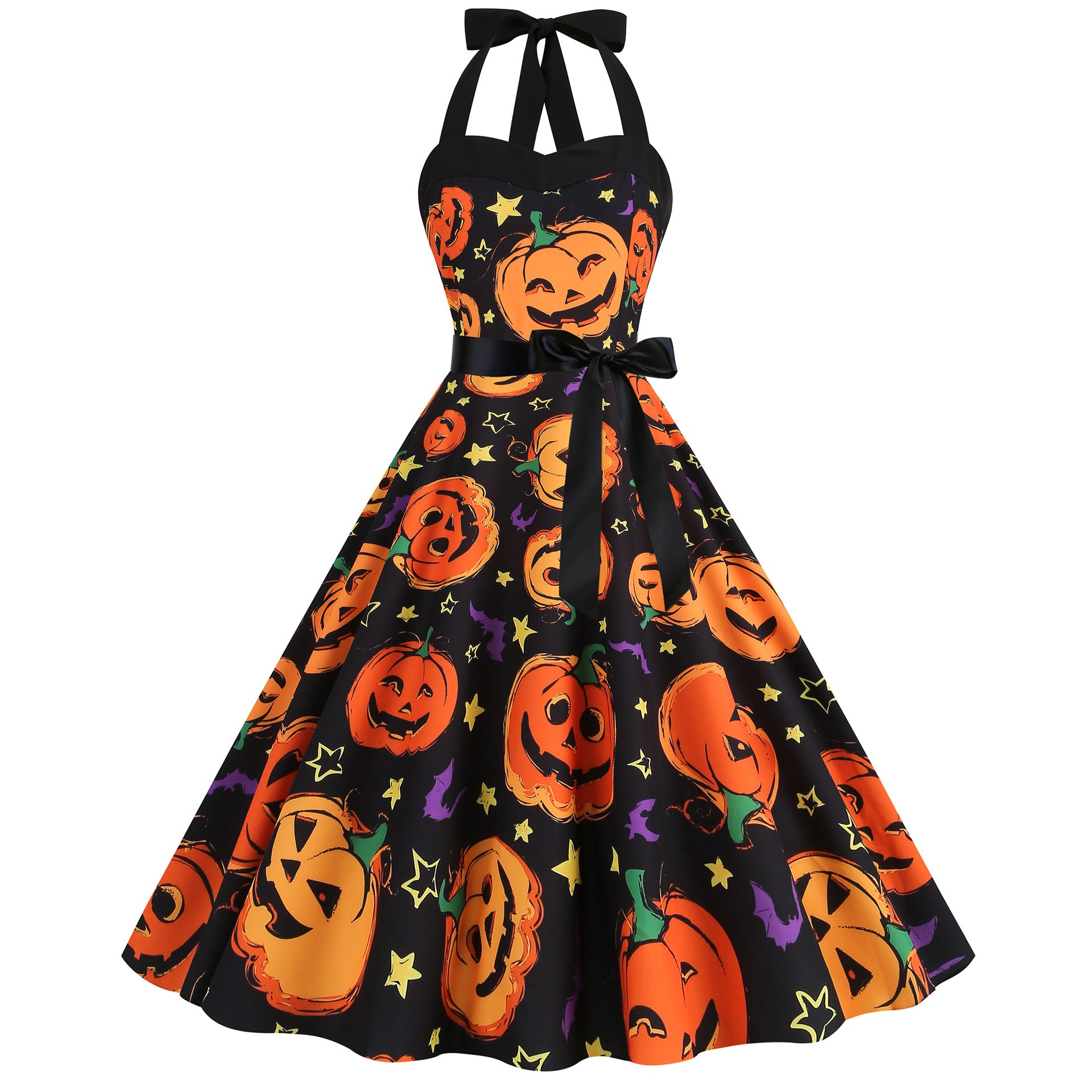 Elegant Vintage Halloween Dress