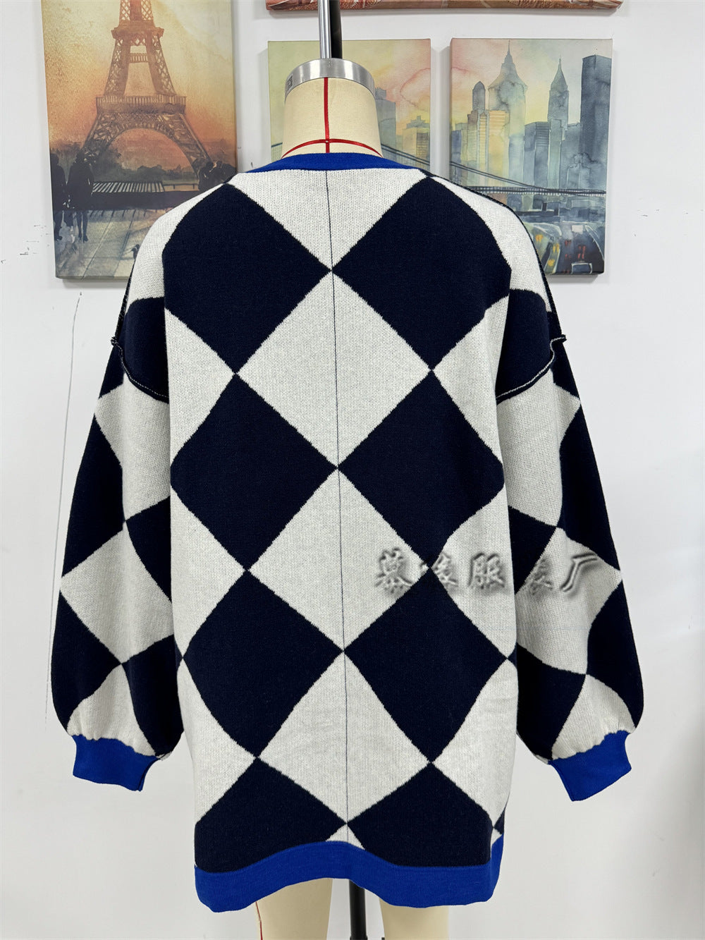 Casual V Neck Knitted Cardigan Sweaters