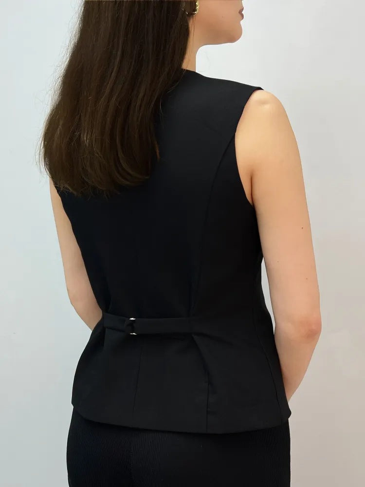 Women's Summer V-Neck Sleeveless Vest Cardigan