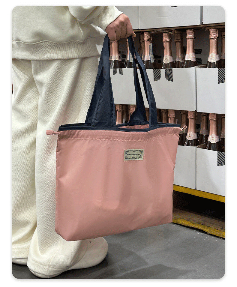 Large-Capacity Waterproof Tote for Market & Travel