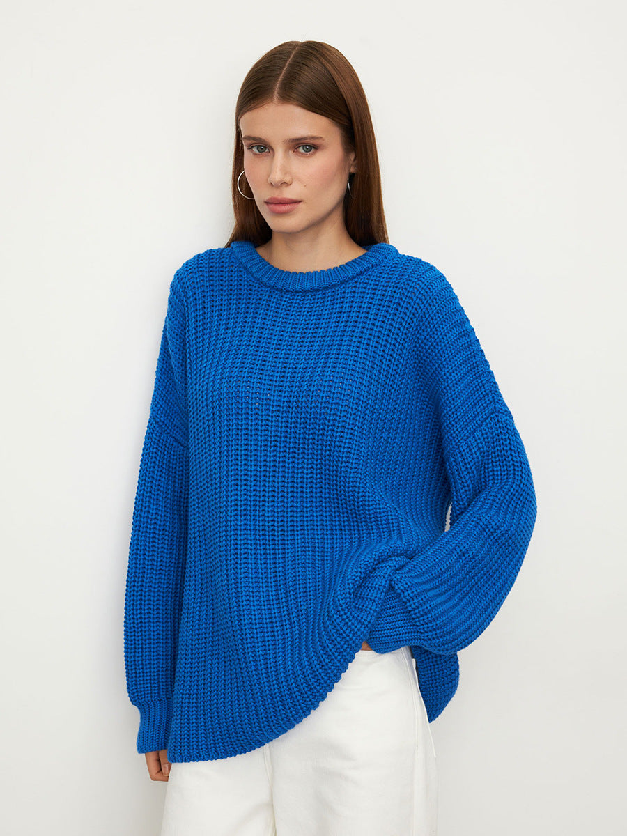 Lantern Sleeve Pullover Sweater