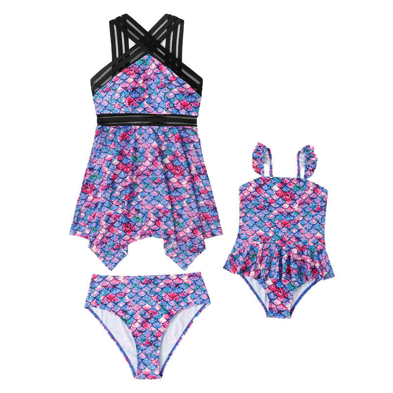 Summer Mother & Kids Women Swimsuits