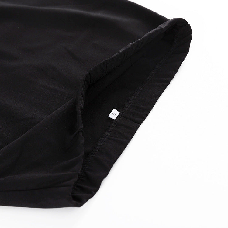 Women's Slim-Fit Black High Waist Long Pencil Skirt