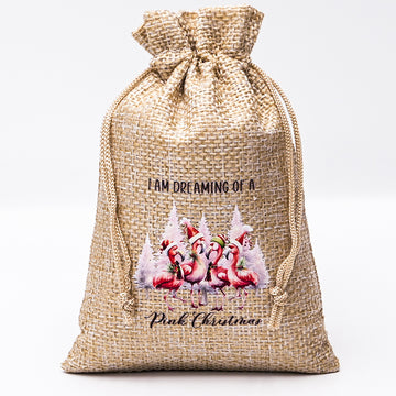 Drawstring Gift Pouches - Linen Storage Bags for Keepsakes & Essentials