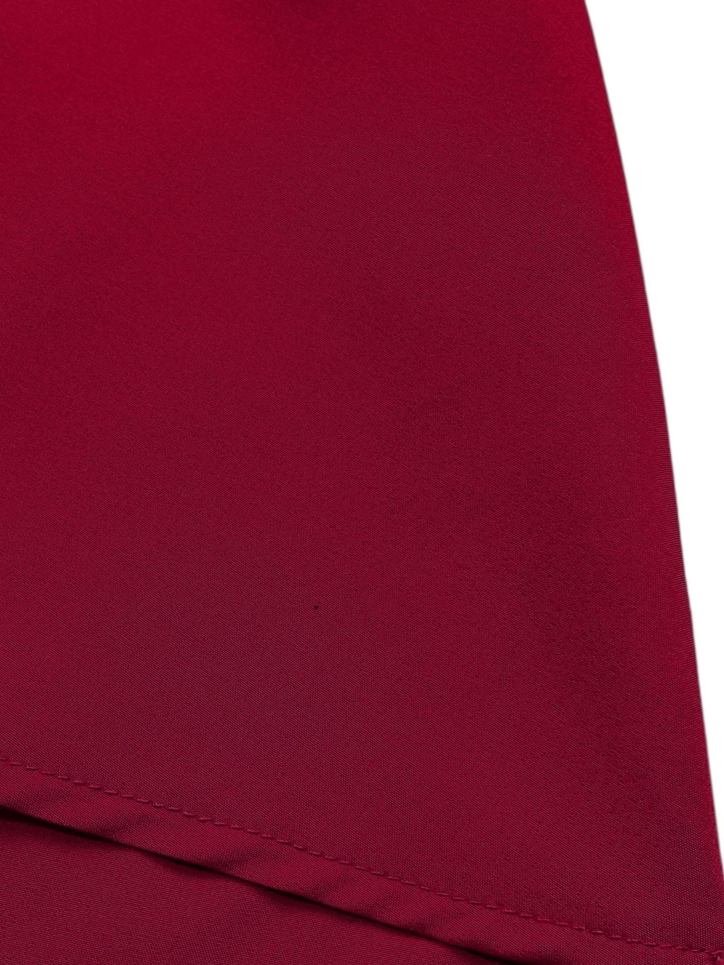 Polka Dot Contrast Panel Dress