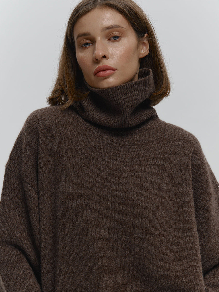 Women's Oversized turtleneck Sweater